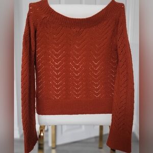 Women's Le Chateau Burnt Orange Sweater, Size M